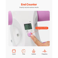 AB Workout Machine, Ab Workout Equipment at Home Gym, Core and Abdominal Trainers for Women, 330 Lbs. Weight Capacity